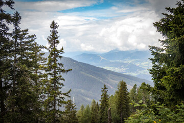 view from planai, schladming, mountains, austria