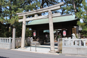 shrine (mefu) in matsue in japan 