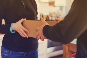 Parcel delivery at home