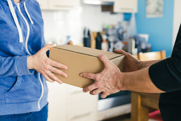 Parcel delivery at home