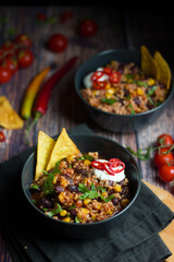 Chili con carne vegetarisch