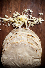 mexican food, tortilla with cheese, quesadilla