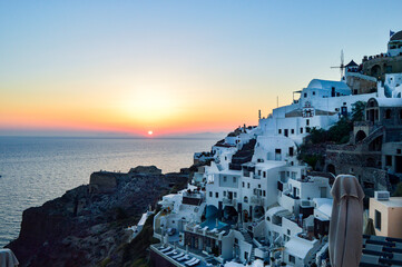 Atardecer en Santorini