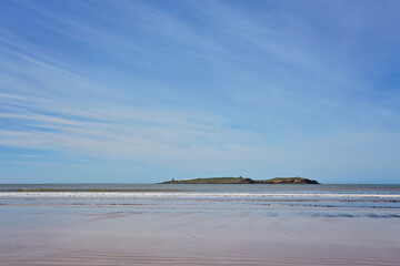 Sandy beach on the coast near Essaouira