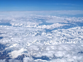 Panorama of the italian alps