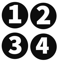 illustration of a set of numbers