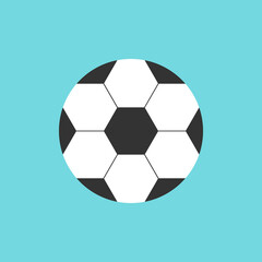 Obraz premium Soccer ball icon. Vector illustration.