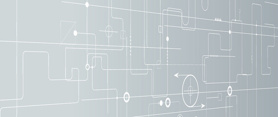 Technology data background, idea of global business solution