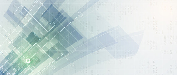 Technology data background, idea of global business solution