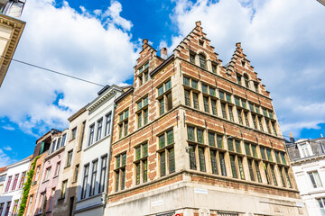 Fototapeta premium Historic Center of Antwerp in Belgium