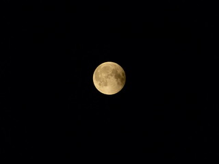 Eclissi totale, luna piena. © Martina