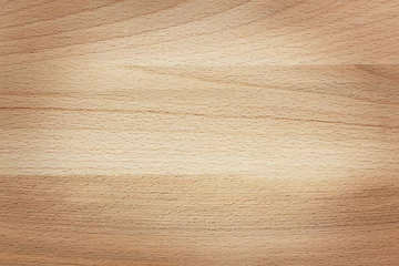 Deurstickers Natuurlijke houten plank textuur. Bovenaanzicht © Albert Ziganshin