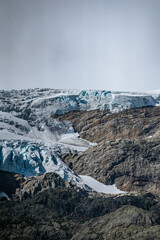 Part from the Buerbreen glacier in Norway