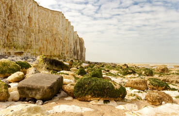 Falaises de Wissant, mer du Nord, France 