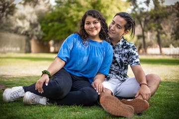 young people in love on valentine's day