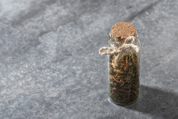 St John's wort bottle