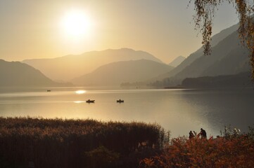 2 Paddler am Ossiacher See