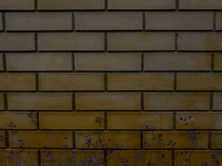 Solid piece of brick wall. brickwork for background or texture, Abstract color image on brickwork