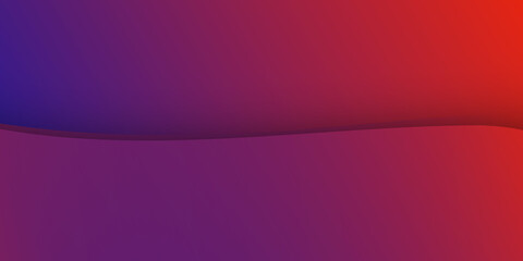 sports style banner design in red and purple colors. Futuristic colorful gradient purple and pink wave flow 3d background vector graphic illustration. Abstract colored geometric liquid surface light