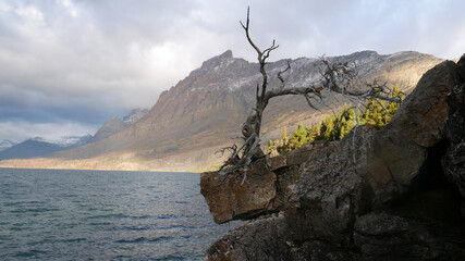 rock in the mountains