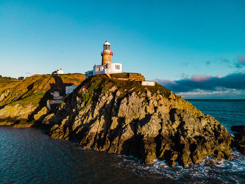 lighthouse on the rocks