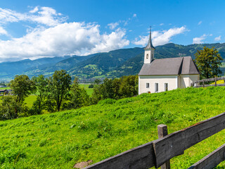 Rural alpine chapel