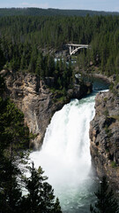 waterfall in Yellowstone