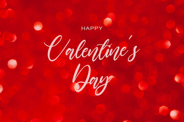 Banner bokeh on a red background. Christmas concept