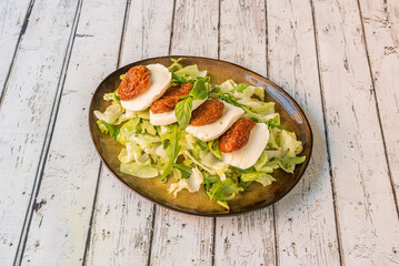 Italian caprese salad plate