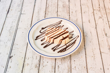 italian panna cotta dessert
