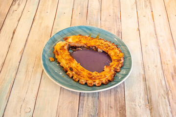 grilled octopus dish