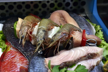 fish, seafood, gastronomy, Madeira island Ocean, Portugal, Funchal City
