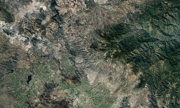 Satellite top view texture over Mexico