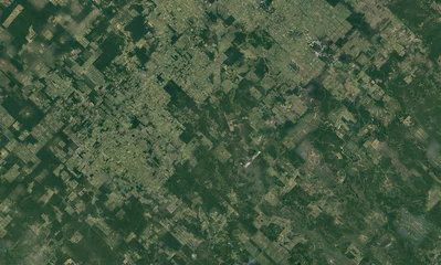 Foto op Aluminium Satellite top view texture over Paraguay © sinlatown