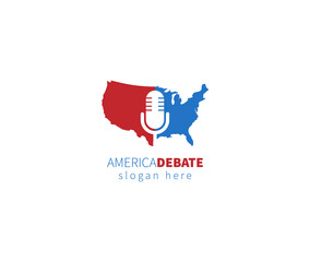 America Debate Show podcasting logo