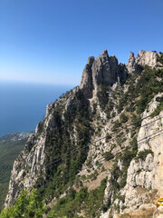 view from the top of the mountain