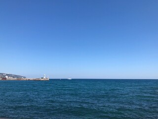 ship in the sea