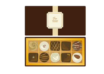 チョコレートアソートボックス