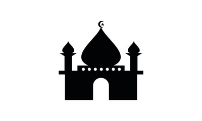 islamic mosque vector logo