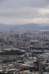 Fototapeta na wymiar The view of New Taipei City in Taiwan