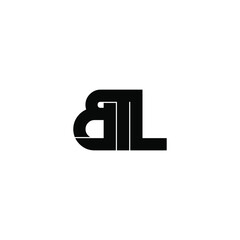 btl letter original monogram logo design