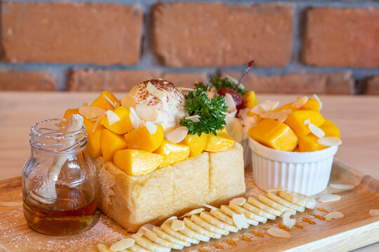 Mango Tango Honey Toast