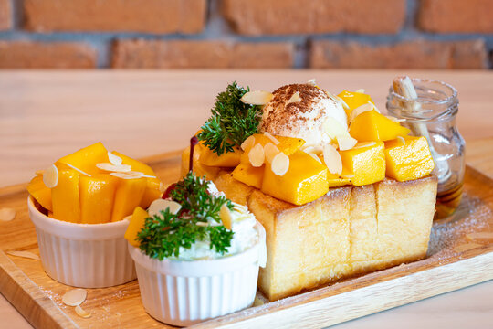 Mango Tango Honey Toast