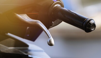 Motorcycle hand brake