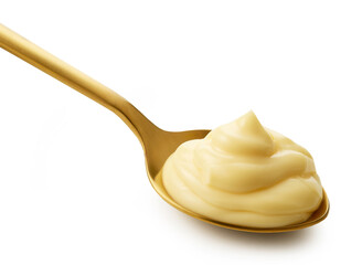 spoon of mayonnaise