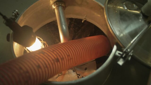 Filmed during harvesting in France 2020. Filling ud the fermentertank. Filmed on the Panasonic GH5.