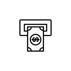 atm icon, atm symbol vector