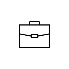 Briefcase Icon Vector. Briefcase symbol vector