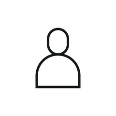 Editable login, User, Account Line Art Icon Using For Your Presentation, Website And Application