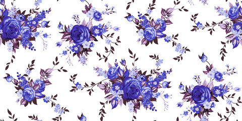 Seamless vintage pattern with